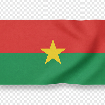 Burkina Faso Nationalflagge 90x150 cm - Wetterfest & Langlebig