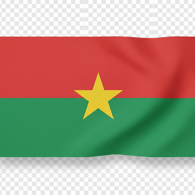 Drapeau du Burkina Faso 90 cm x 150 cm
