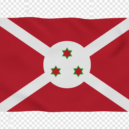 Burundi Flagge 90x150 cm - Robust & Wetterfest für Außenbereich