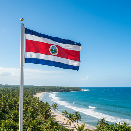 Fahne Costa Rica  90 cm x 150 cm