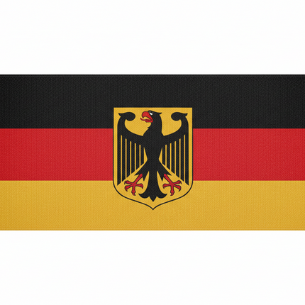 Deutschland-Fahne mit Adler - Wetterfest & UV-beständig, 150x250cm