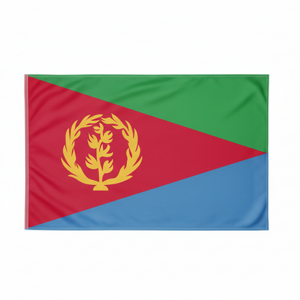 Eritrea Premium-Fahne: 90x150 cm - Wetterfest & Leuchtende Farben