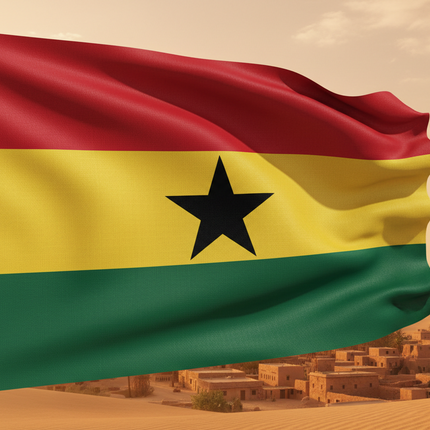 Fahne Ghana  90 cm x 150 cm