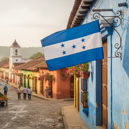 Honduras-Flagge 90x150 cm – Wetterfest & Authentisch