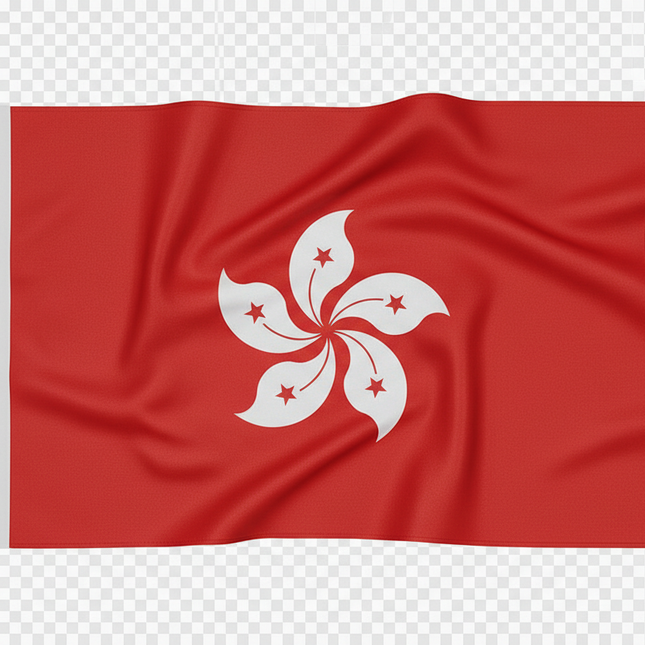 Drapeau de Hong Kong neuf 90 cm x 150 cm