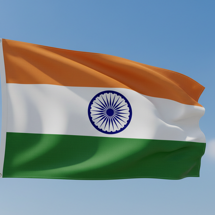 Indien-Fahne 90x150cm: Robust, Wetterfest & Farbenfroh