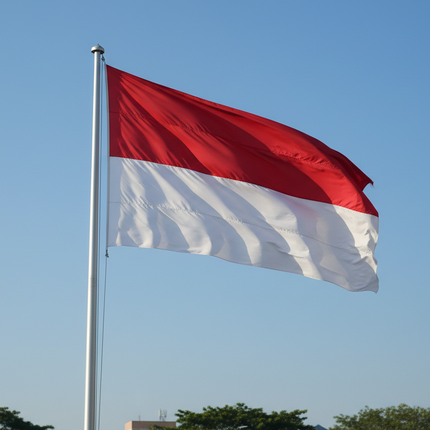 Indonesien Fahne 90x150 cm – Wetterfest & Lebendig