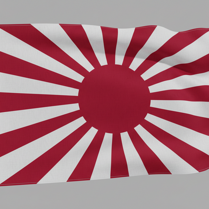 Japanische Kamikaze-Flagge 90x150 cm: Dekoration & Sammlerstück