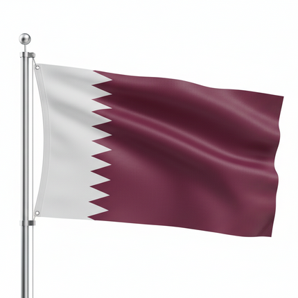 Fahne Katar 90 cm x 150 cm aus Polyester
