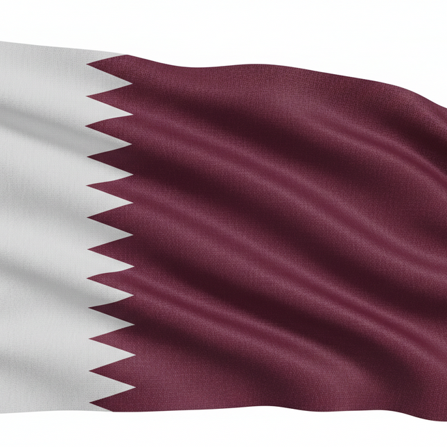 Fahne Katar 90 cm x 150 cm aus Polyester