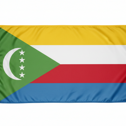 Komoren Flagge 90x150cm - Wetterfest & Farbenprächtig