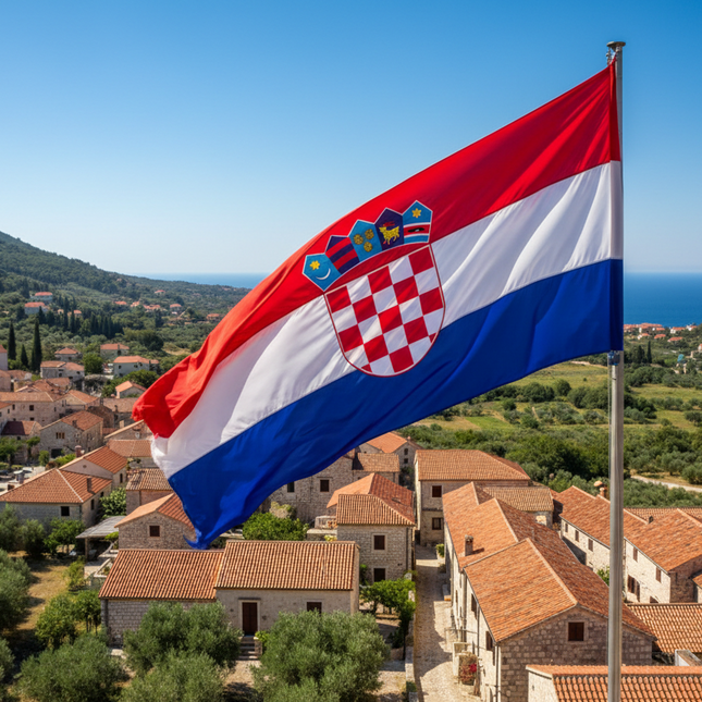 Drapeau de la Croatie 90 cm x 150 cm