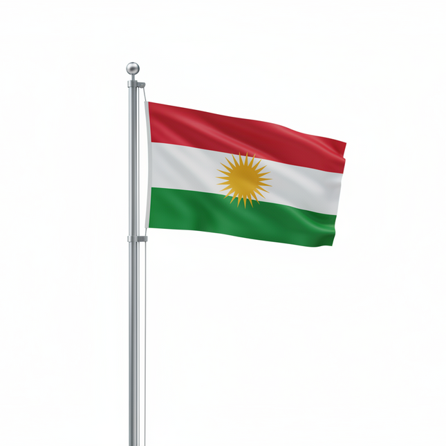 Drapeau du Kurdistan 60 cm x 90 cm