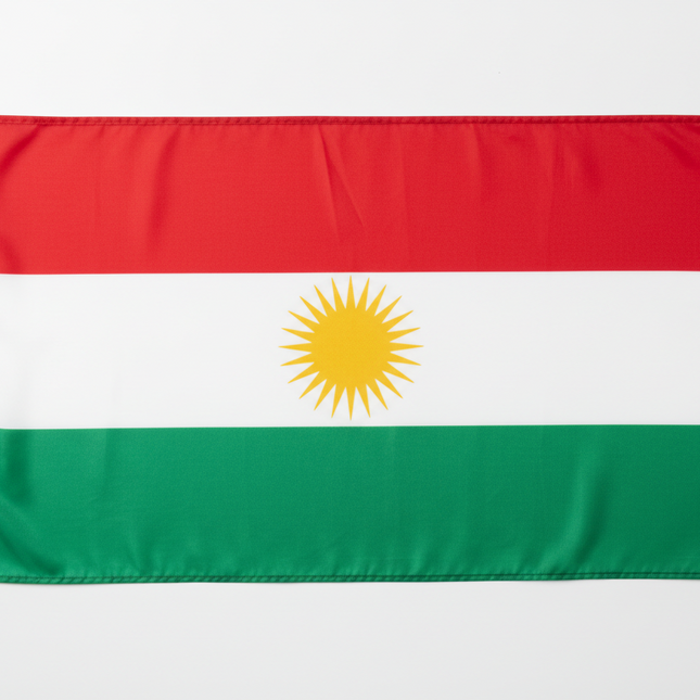 Drapeau du Kurdistan 60 cm x 90 cm