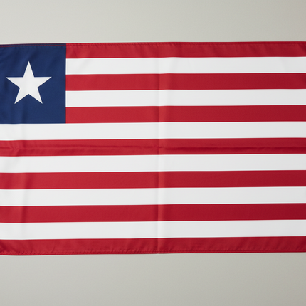 Liberia-Fahne 90x150 cm: Wetterfest, Langlebig, Lebendige Farben