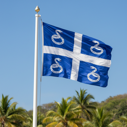 Martiniquische Flagge 90x150cm – Wetterfest & Lebendig