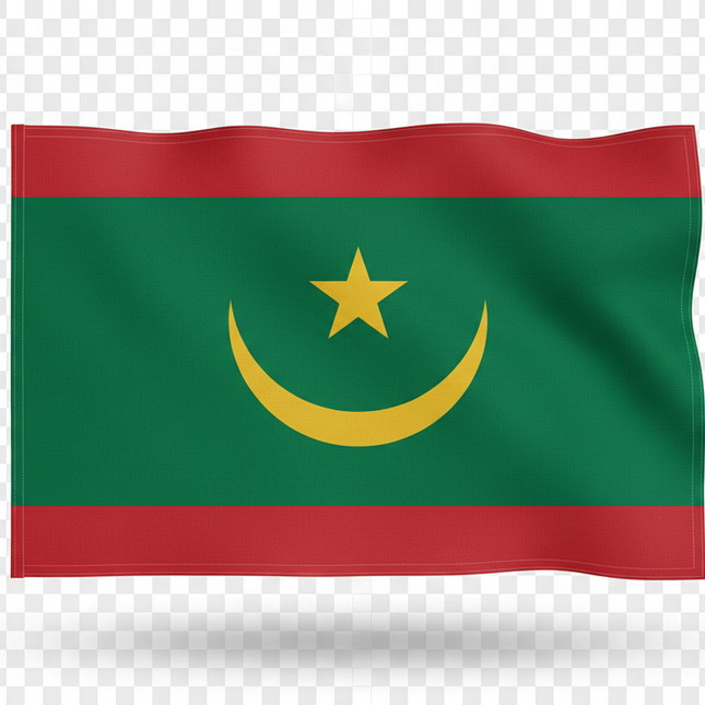 Drapeau de la Mauritanie 90 cm x 150 cm