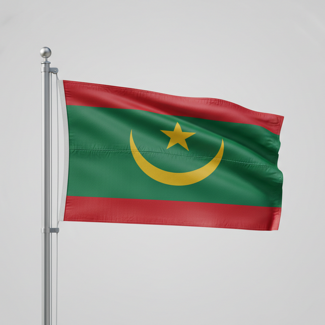 Drapeau de la Mauritanie 90 cm x 150 cm