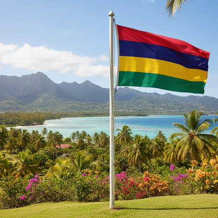 Mauritius Fahne 90x150 cm – Wetterfest & Farbenfroh