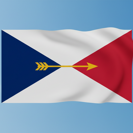 Neufundland und Labrador Flagge 90x150cm - Langlebig & Wetterfest