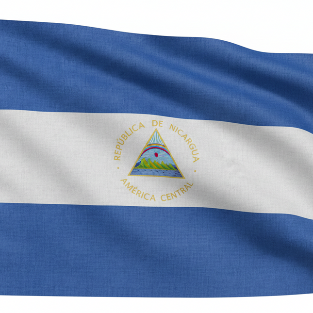 Bandiera del Nicaragua 90 cm x 150 cm.
