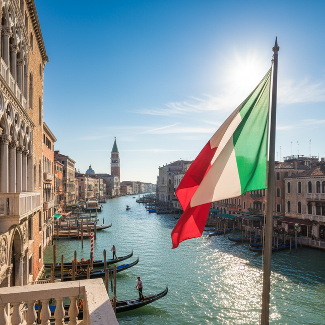 Italienische Riesen-Flagge 300x500 cm – Wetterfest & Farbbrillant