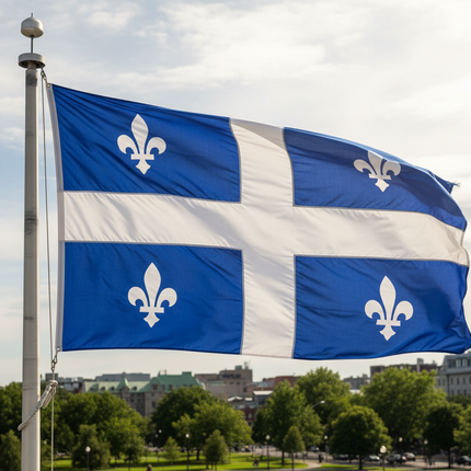 Fahne Quebec  90 cm x 150 cm .