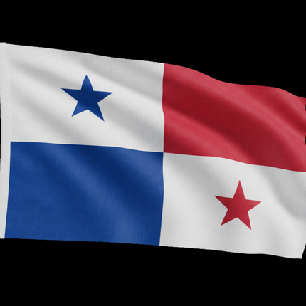 Flagge von Panama im Format 90 cm x 150 cm aus Polyester.