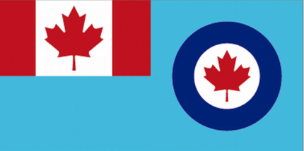 Bandiera dell'aeronautica militare canadese 90 cm x 150 cm