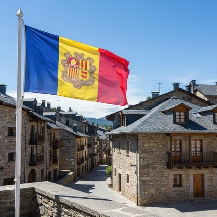 Bandiera di Andorra 90 cm x 150 cm
