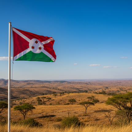 Burundi Flagge 90x150 cm - Robust & Wetterfest für Außenbereich